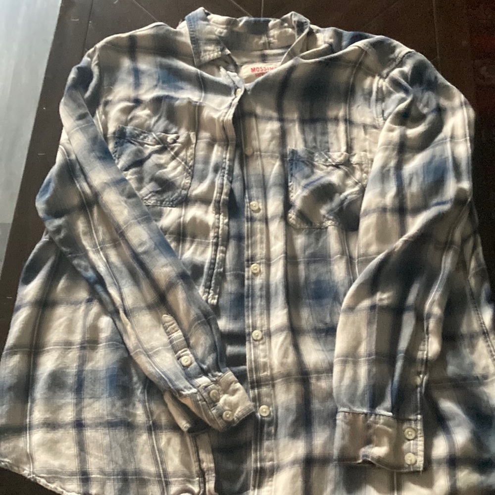 mossimo boyfreind fit plaid jacket
